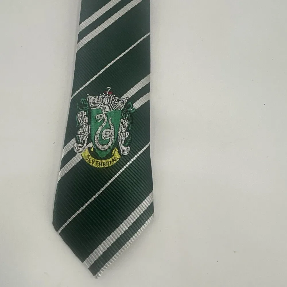 Harry Potter Slytherin Neck Tie Costume Dress Up Accessory Cos-Play Wizard Green